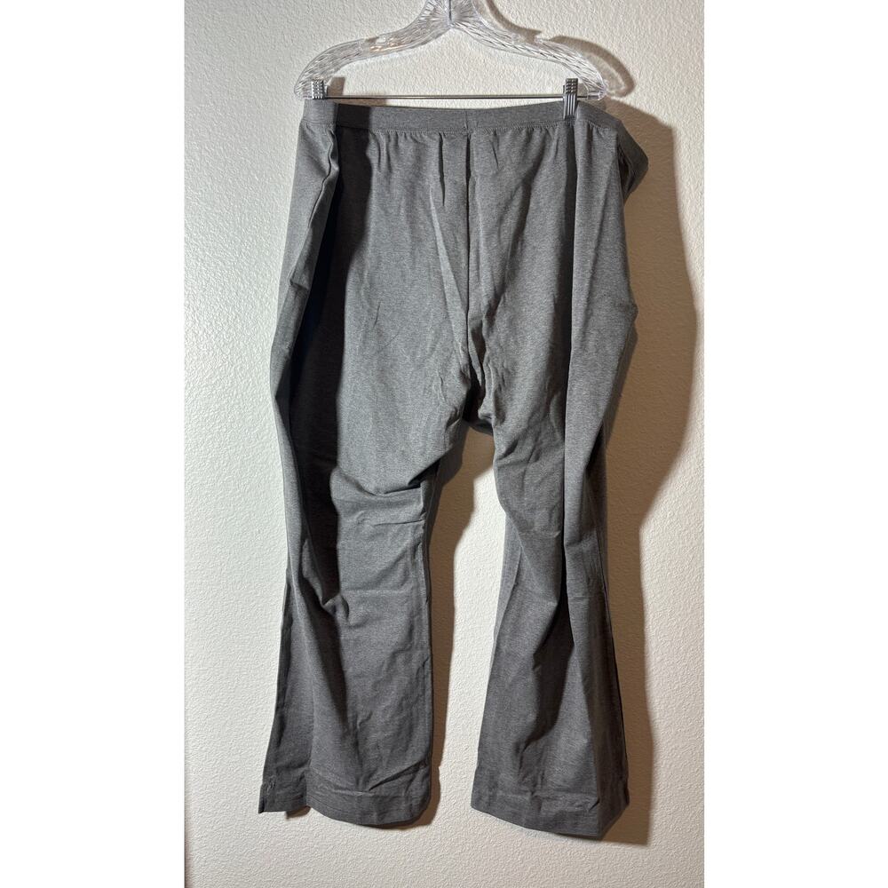 Woman Within Size 30/32 Stretchy Soft Pull-On Elastic Waist Leggings Gray - Picture 2 of 4